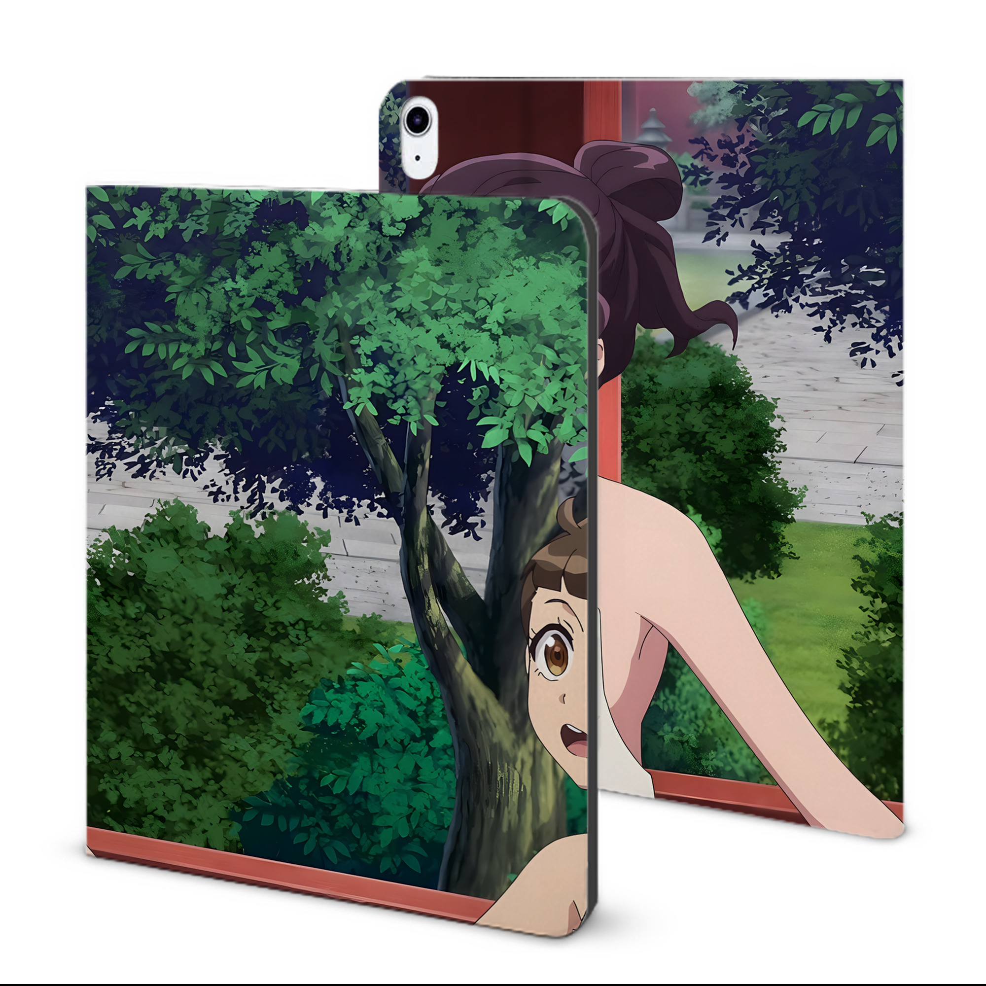 （画像用） 薬屋のひとりごと The Apothecary Diaries IPad ケース ブック型 PUレザー TPU 耐衝撃 軽量 薄型 ペン収納なし 全面保護 IPad 各モデル対応